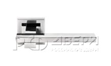 Ручка для межкомнатной двери DIY MH-38 SC/CP-S Shape (Матовый хром/Полированный хром)