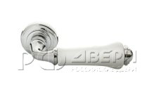 Ручка для межкомнатной двери MH-41-CLASSIC PC/W (Хром/Белый)