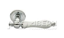 Ручка для межкомнатной двери MH-42-CLASSIC PC/W (Хром/Белый)
