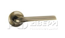 Ручка раздельная для межкомнатной двери BOLERO TL ABG-6 (Зеленая бронза)