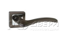 Ручка раздельная для межкомнатной двери VESTA QR GR/CP-23 (Графит/Хром)