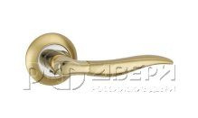 Ручка раздельная для межкомнатной двери PELICAN TL SG/GP-4 (Матовое золото/Золото)