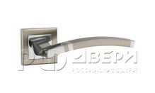 Ручка раздельная для межкомнатной двери NAVY QL SN/CP-3 (Матовый никель/Хром)