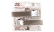 Ручка раздельная для межкомнатной двери ORION QR/HD SN/CP-3 (Матовый никель/Хром)