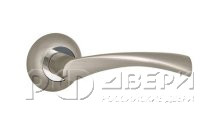 Ручка раздельная для межкомнатной двери CRONA TL SN/CP-3 (Матовый никель/Хром)