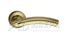 Ручка для межкомнатной двери Armadillo Libra LD26-AB/GP-7 (Бронза/Золото)