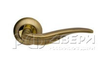 Ручка для межкомнатной двери Armadillo Lora LD39-1AB/GP-7 (Бронза/Золото)