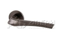 Ручка раздельная для межкомнатной двери Armadillo FLAME URS BPVD-77 (Вороненый никель)