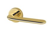 Ручка раздельная для межкомнатной двери Armadillo EXCALIBUR URB4 GOLD-24 (Золото 24К)