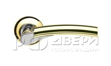 Ручка для межкомнатной двери Armadillo Vega LD21-1GP/CP-2 (Золото/Хром)