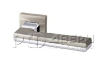Ручка раздельная для межкомнатной двери Armadillo GROOVE USQ5 SN/СР-3 (Матовый никель/Хром)
