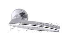 Ручка раздельная для межкомнатной двери Armadillo SQUID URB9 CP-8 (Хром)