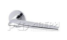 Ручка раздельная для межкомнатной двери Armadillo TWIN URS CP-8 (Хром)