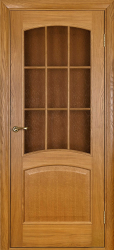 Межкомнатная дверь Капри ПО (Светлый дуб)