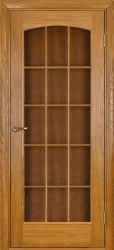 Межкомнатная дверь Капри ПОО (Светлый дуб)
