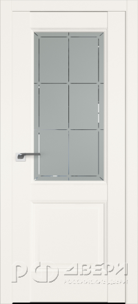 Межкомнатная дверь Profil Doors 90U ПО (ДаркВайт/Гравировка 1)