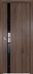 Межкомнатная дверь Profildoors 6ZN ДО (Салинас темный/Черный лак)