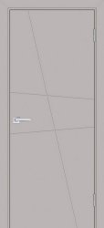 Межкомнатная дверь Смальта-Лайн 02 ПГ (Агат RAL 7044)
