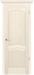Межкомнатная дверь Лео Глухая (Слоновая кость Браш)