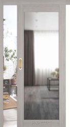 Раздвижная межкомнатная дверь Atum 32 (Stone Oak/Зеркало)