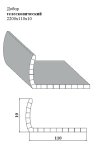 Добор телескопический 2200х110x10