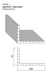 Добор прямой Г-образный 2200х100x10