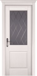 Дверь из массива сосны Элегия ПО (Белая эмаль)