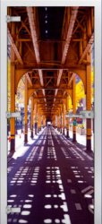 Стеклянная межкомнатная дверь City-12 ПО (Фотопечать)