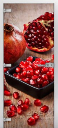 Стеклянная межкомнатная дверь Fruite-16 ПО (Фотопечать)