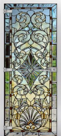 Стеклянная межкомнатная дверь Stained Glass-16 ПО (Фотопечать)