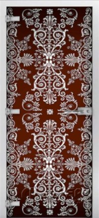 Стеклянная межкомнатная дверь Textures-19 ПО (Фотопечать)