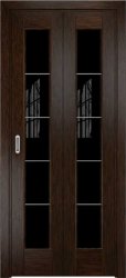 Складная дверь книжка Техно ПО (Пангар)