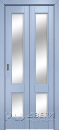 Складная дверь книжка Италия2 ПО (Голубой)
