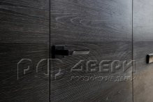 Скрытая дверь шпонированная Invisible кромка AL-Матовая (Серый дуб)