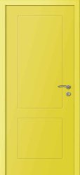 Межкомнатная дверь Ф2К multicolor (RAL 1018 Желтый)