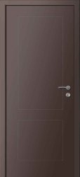 Межкомнатная дверь Ф2К multicolor (RAL 8017 Коричневый)