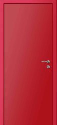 Межкомнатная дверь ДГ multicolor (RAL 3020 Красный)