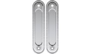 Ручка для раздвижной двери SH010/CL SILVER-925 (Серебро 925)