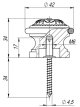 Ограничитель DS SM01 MAB-6 (Темная бронза) Мини фото #2