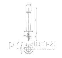 Ограничитель DS-15 CP (Хром)