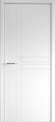 Межкомнатная дверь Геометрия 3 ПГ (Эмаль Белая)