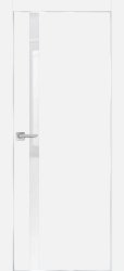Межкомнатная дверь Урбан 1 SV (Белый/Серый молдинг)