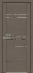 Межкомнатная дверь UniLine Soft touch 30032 ПО (Софт Тортора/Серое зеркало)