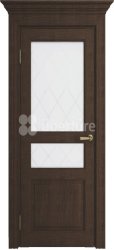 Межкомнатная дверь Versales 40006 ПО (Дуб Французский/Свелое Сатинато)