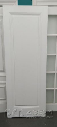 Межкомнатная дверь Уно-1 ПГ (Белая эмаль)