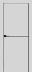 Межкомнатная дверь PX-19 кромка AL-Чёрная ПГ (Агат)