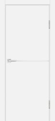 Межкомнатная дверь P-19 кромка ABS ПГ (Белый)