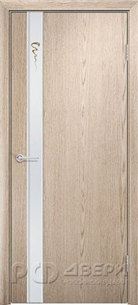 Межкомнатная дверь Глейс-1 Twig 3D ПО (Капучино/Twig)