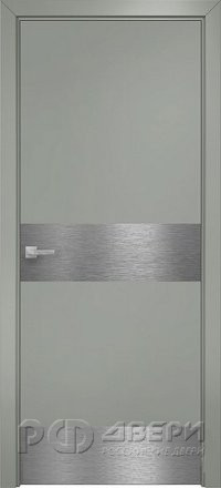 Противопожарная дверь ДПГ EI60 (Серый/Отбойник)