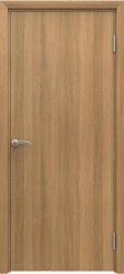 Межкомнатная дверь пластиковая гладкая Pragmatic ПГ (Песочный Дуб)